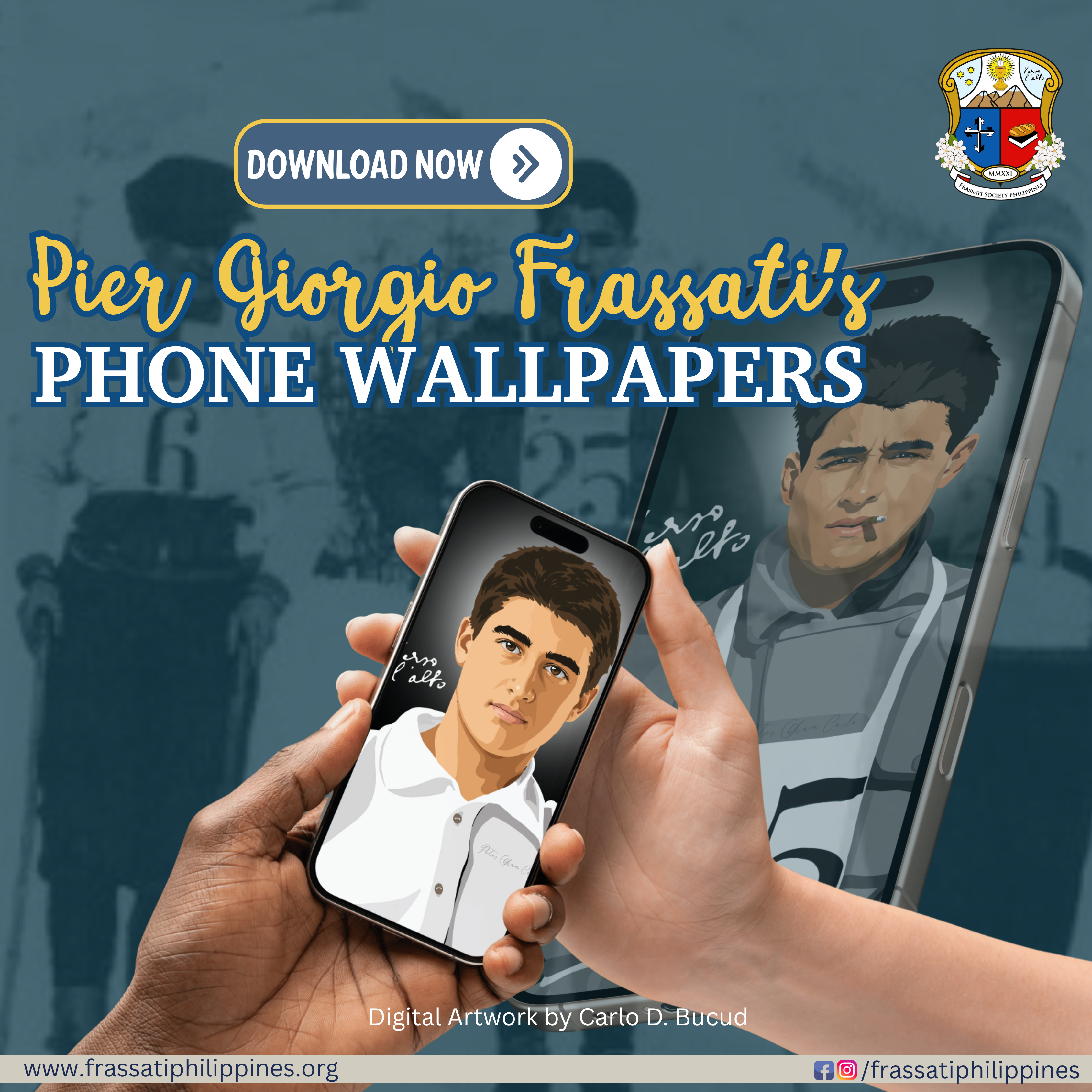 Download FREE St. Pier Giorgio Frassati Phone Wallpapers